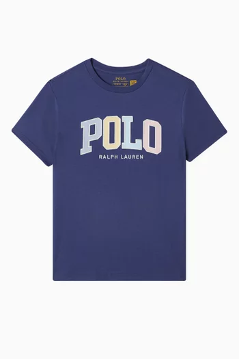 Polo Logo T-shirt in Cotton