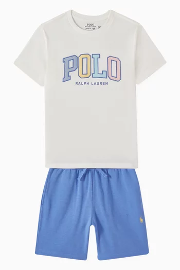 Polo Logo T-shirt in Cotton