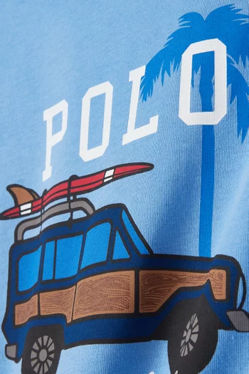 Graphic Logo T-shirt in Cotton