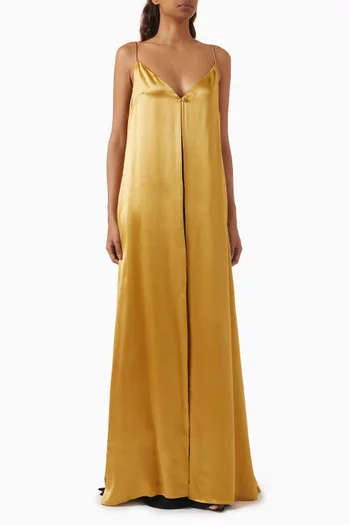 Long Camisole Top in Silk