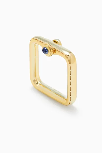 Sapphire Pocket Ring in 9kt Yellow Gold
