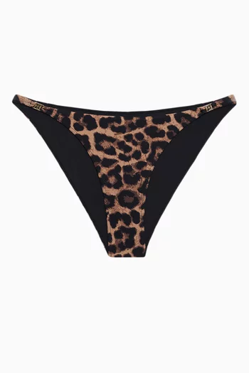 Bellamy Leopard-print Bikini Briefs