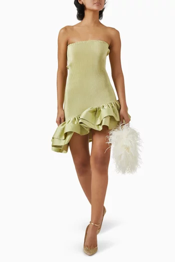 Volant Mini Dress