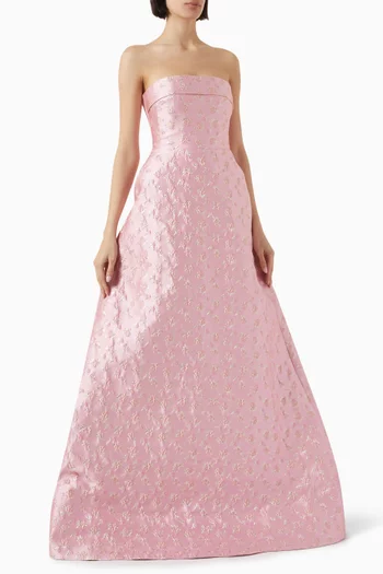 Jordana Gown in Jacquard