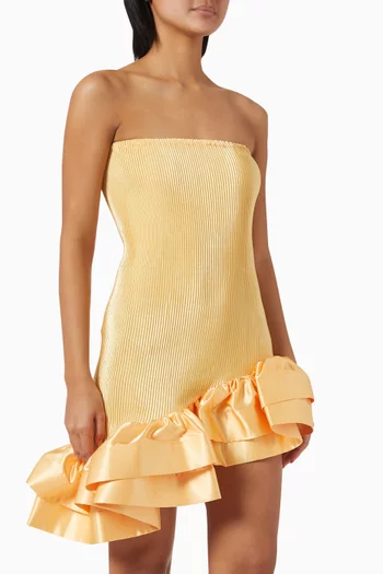 Volant Mini Dress