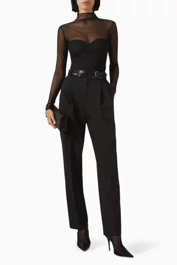 Tulia Sheer Top in Mesh