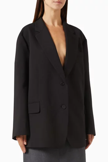 Bea Oversized Blazer in Suiting Fabric