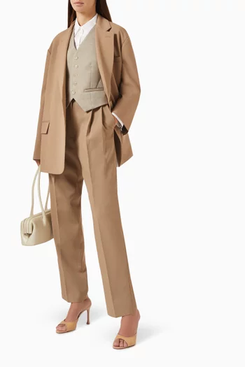 Bea Straight-leg Suit Pants