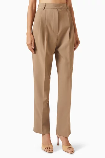 Bea Straight-leg Suit Pants