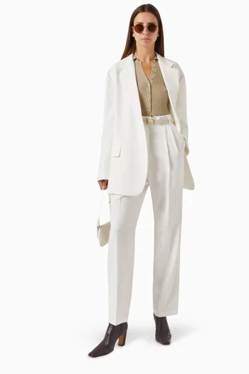 Bea Oversized Blazer in Suiting Fabric