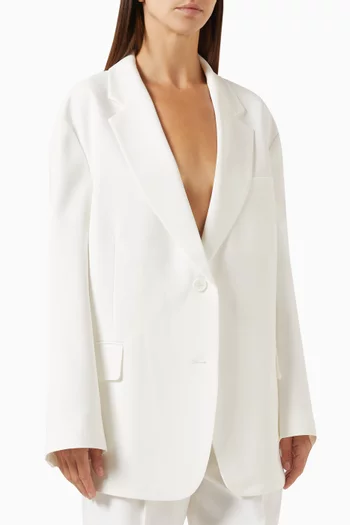 Bea Oversized Blazer in Suiting Fabric