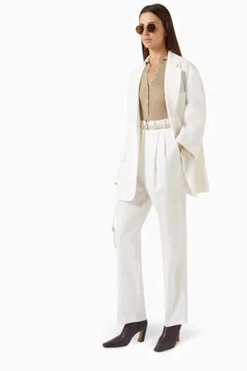 Bea Straight-leg Suit Pants