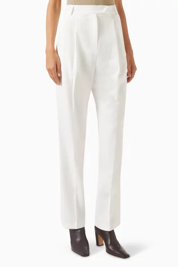 Bea Straight-leg Suit Pants