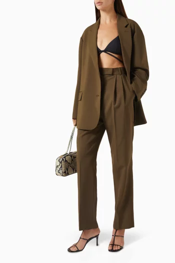 Bea Straight-leg Suit Pants
