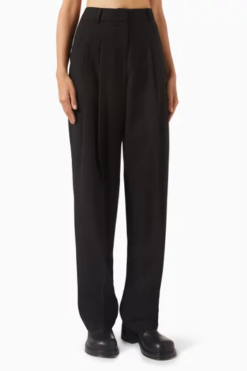 Gelso Pleated Pants in Suiting Fabric