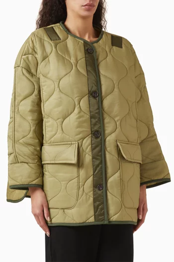 Teddy Oversized Quilted Jacket