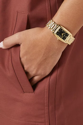 Reese Crystal Watch in Stainless Steel, 24mm