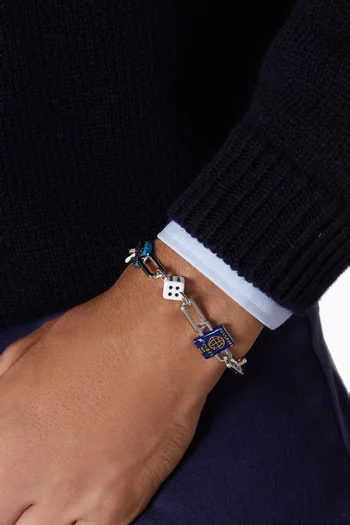 The Tax Optimiser Charm Bracelet in Sterling Silver