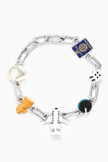 The Tax Optimiser Charm Bracelet in Sterling Silver