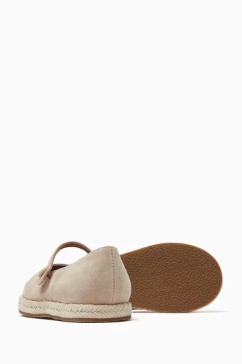 Hailey Mary Jane Shoes in Suede