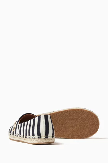 Marlene Striped Espadrilles