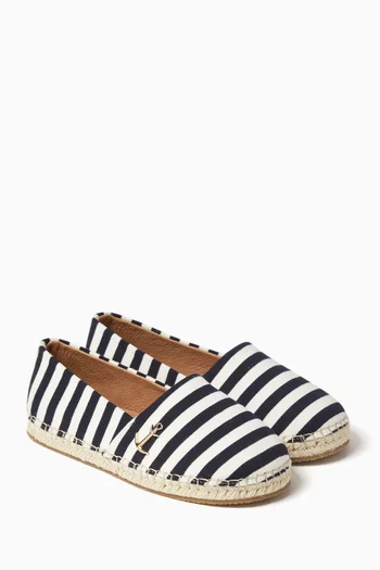 Marlene Striped Espadrilles