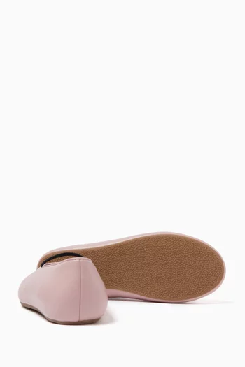 Daphne Ballerinas in Leather