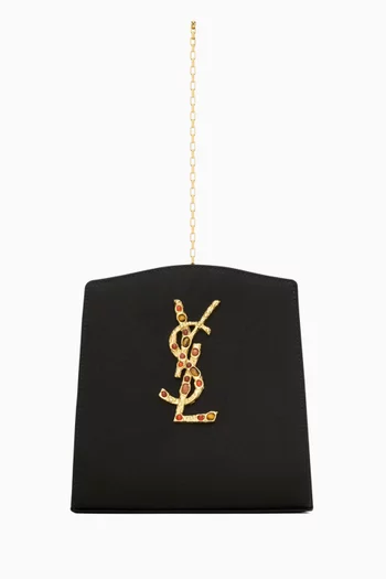 Mini Bracelet Evening Bag in Satin