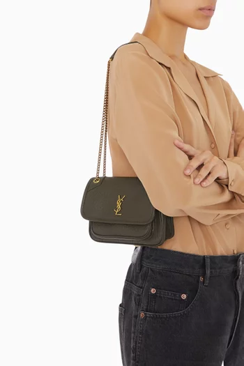 Mini Niki Crossbody Bag in Leather