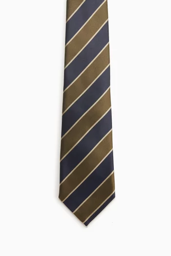 Striped Tie in Silk