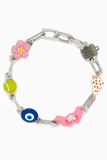 x Ounass Exclusive Charm Bracelet Set 5 in Sterling Silver
