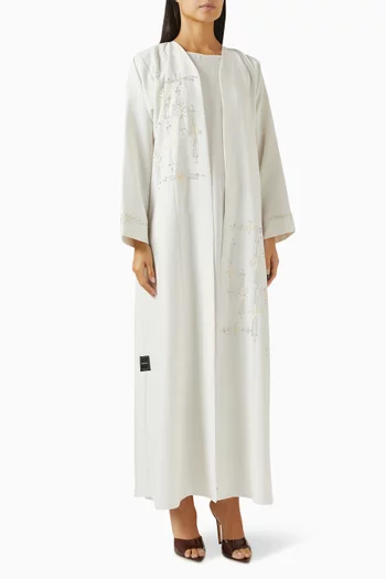 Embroidered Abaya Set