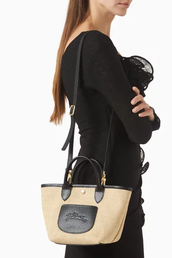 حقيبة يد لو بلياج بتصميم سلة مقاس XS قنب