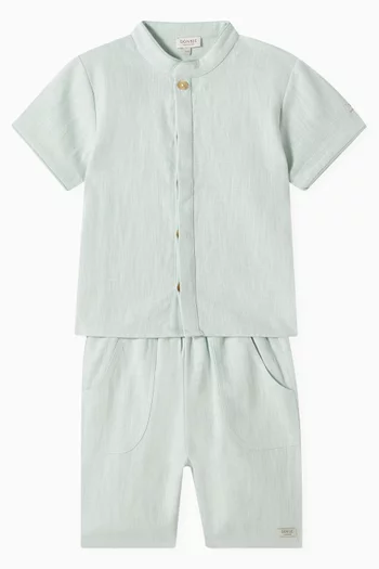 Intan Short-sleeve Shirt in Linen