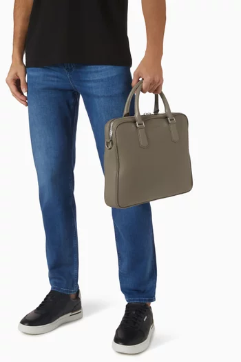 New Crosstown Briefcase in Leather