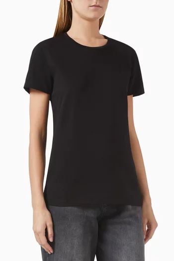 Logo-patch T-shirt in Cotton-jersey