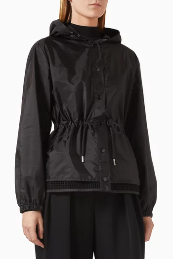 Rochebonne Hooded Jacket in Taffeta