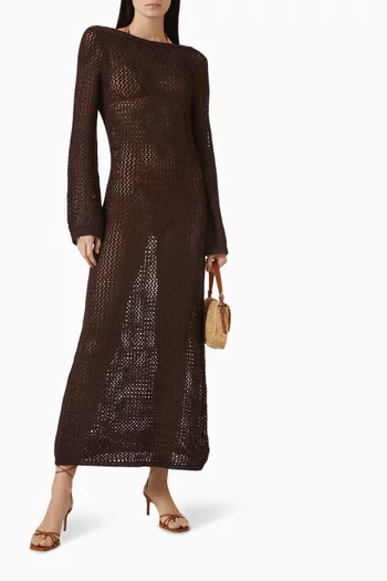 Cozumel Crochet Maxi Dress