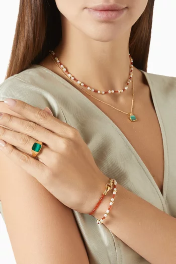 Savi Seed Pearl Beaded Bracelet