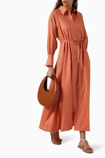 Bea Maxi Shirt Dress