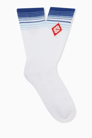 Logo Socks in Cotton-blend
