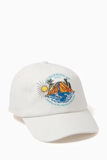Oasis Baseball Cap in Cotton-canvas