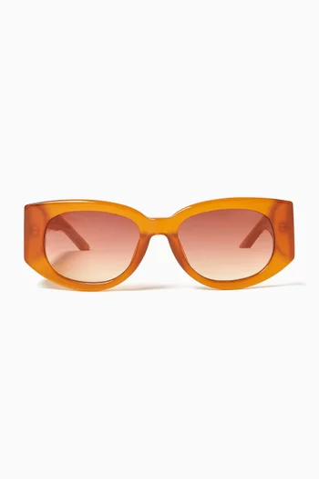 Memphis Oval Sunglasses in Acetate