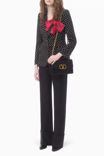 Straight-leg Pants in Virgin Wool