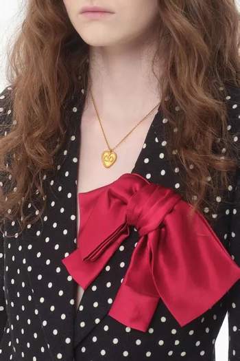 Fil Perdu Necklace in Gold-tone Metal