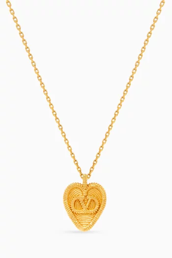 Fil Perdu Necklace in Gold-tone Metal