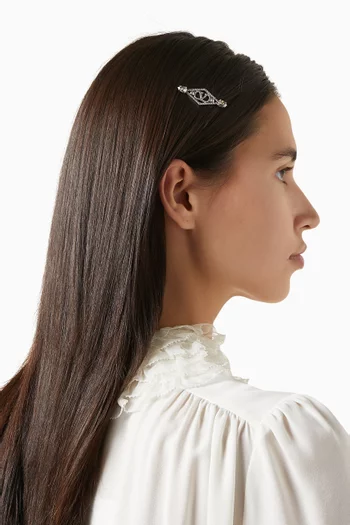 مشبك شعر Rêve Radieux Swarovski® مرصع بالكريستال معدن