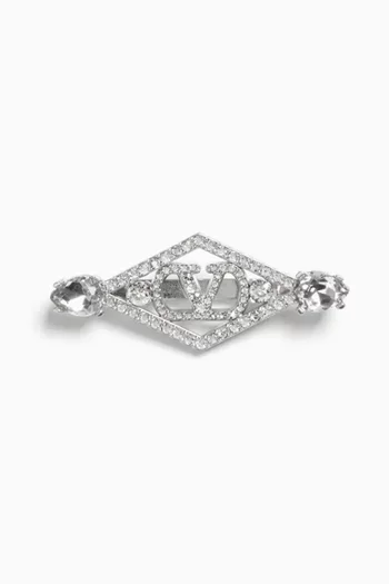 مشبك شعر Rêve Radieux Swarovski® مرصع بالكريستال معدن