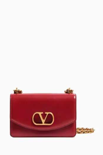 Small Vain Shoulder Bag in Shiny Calfskin