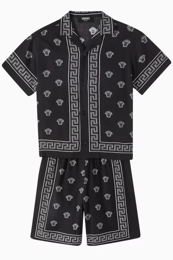 Medusa Bandana Shirt in Viscose